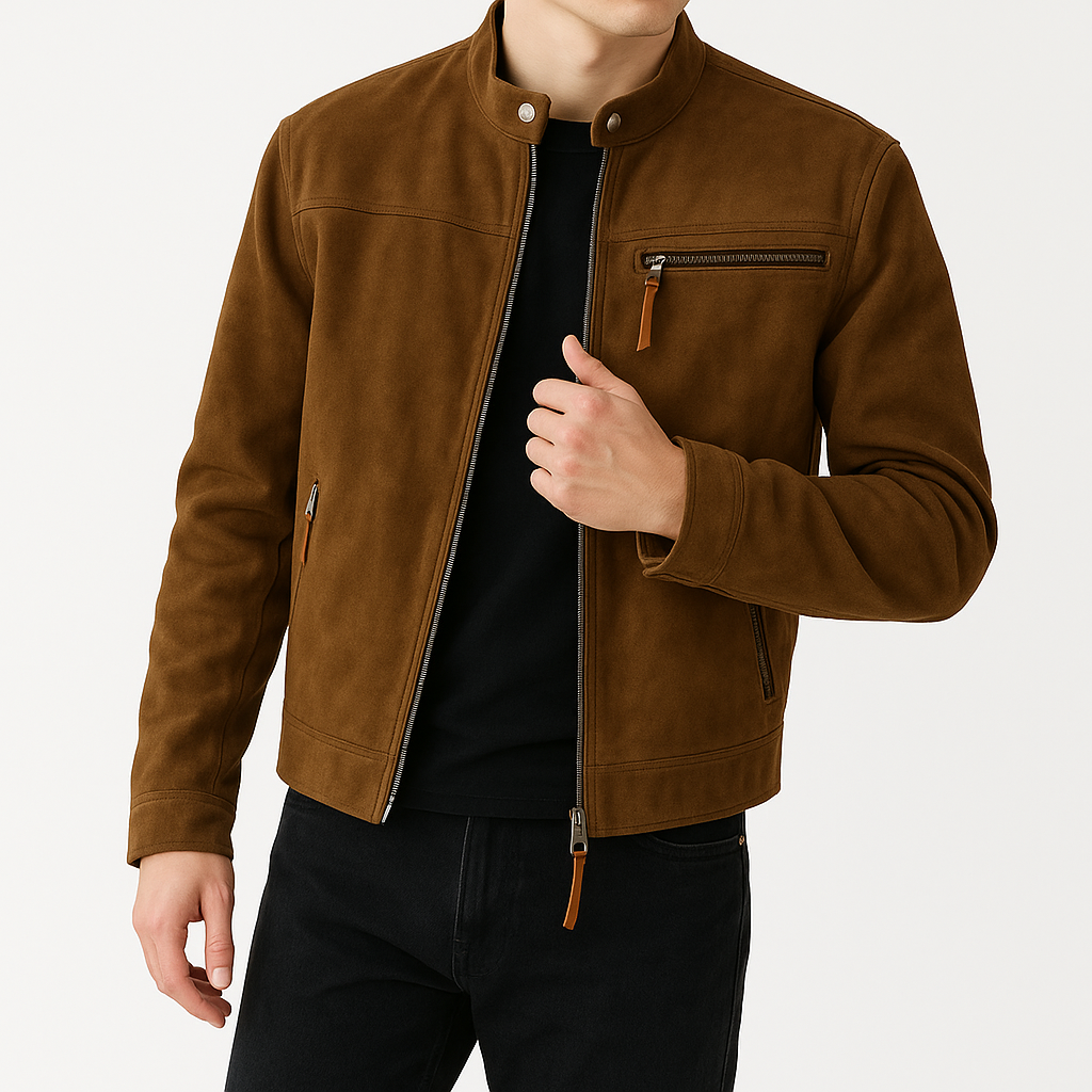 Modern Style Full Zip Jacket for Men