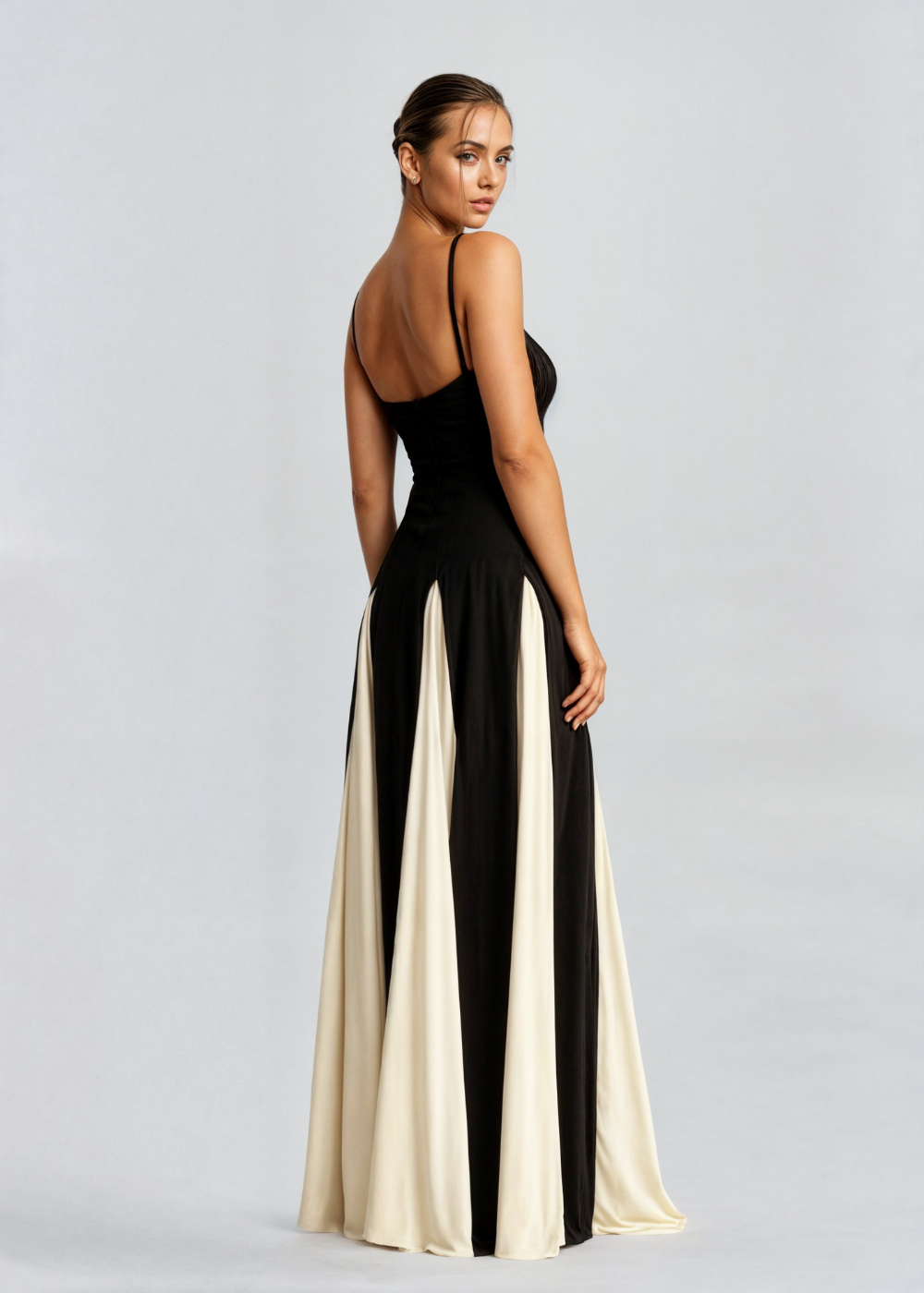 Women's Flowy Longline Maxi Dress