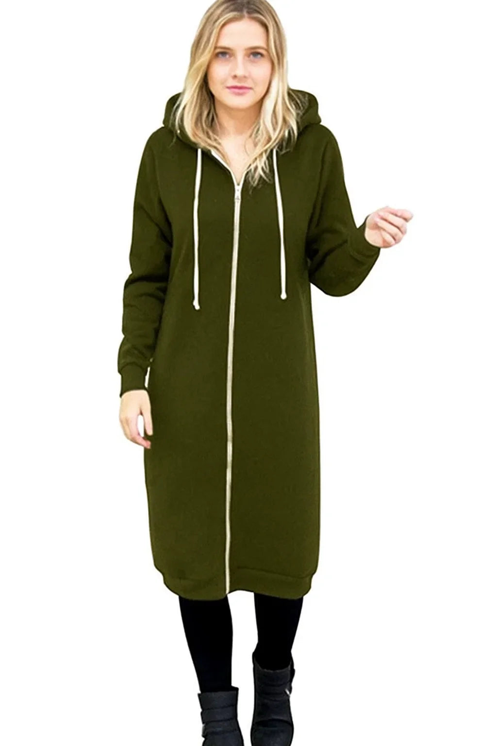 Women's Modern Long Hoodie Jacket