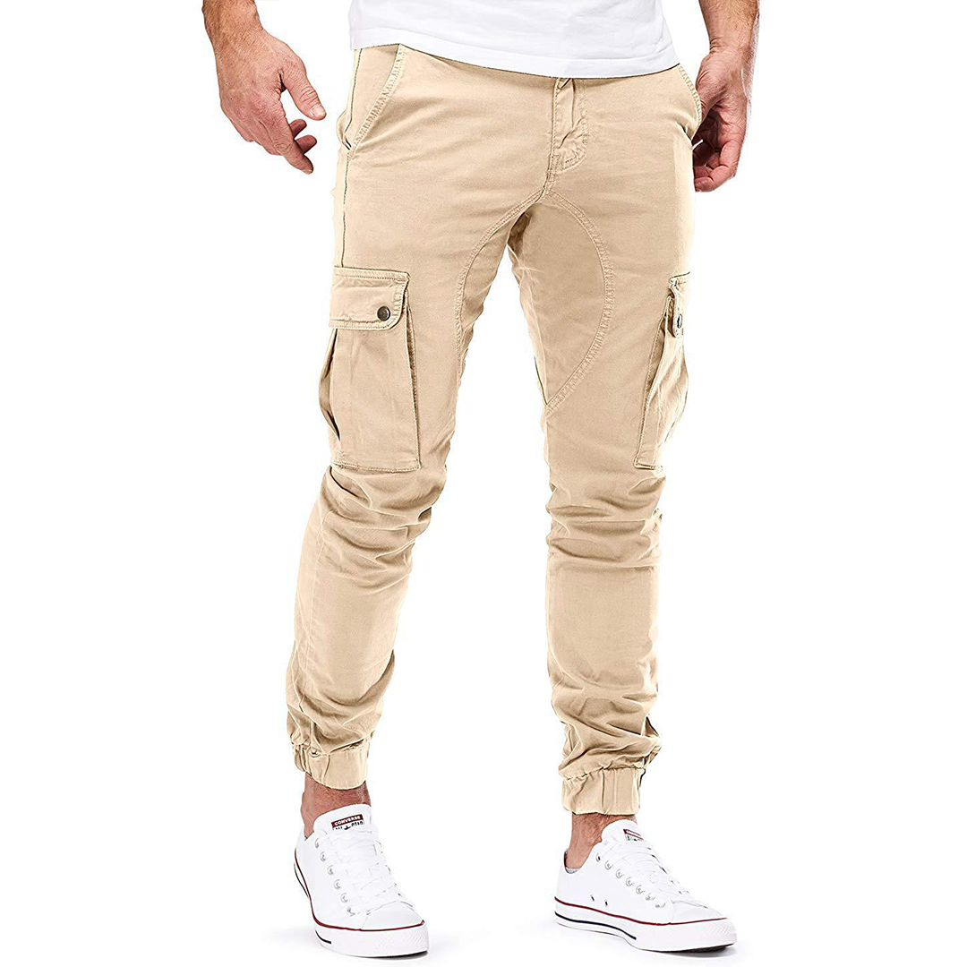 Modern Cargo Trousers with Long Pockets for Men