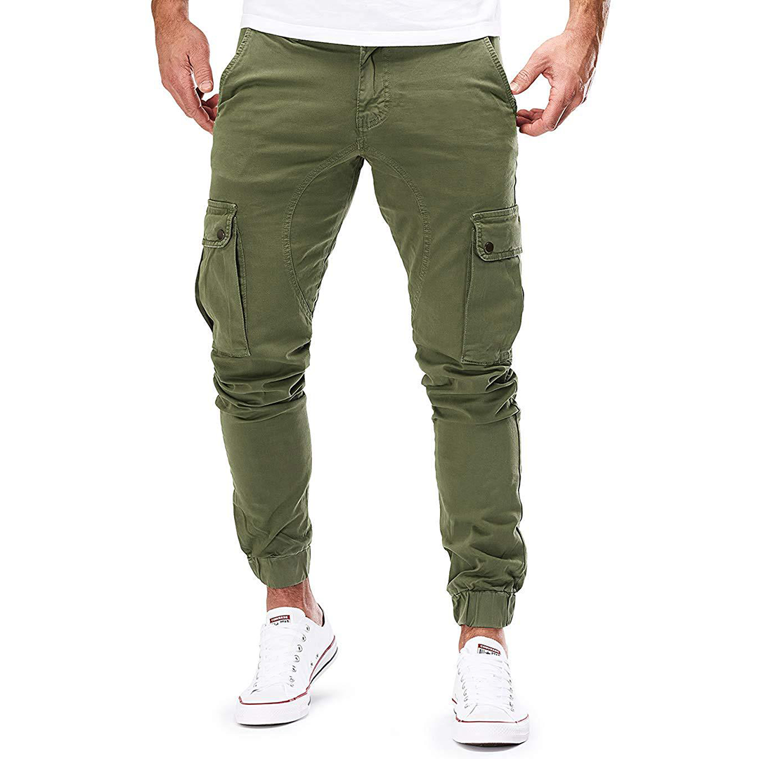 Modern Cargo Trousers with Long Pockets for Men