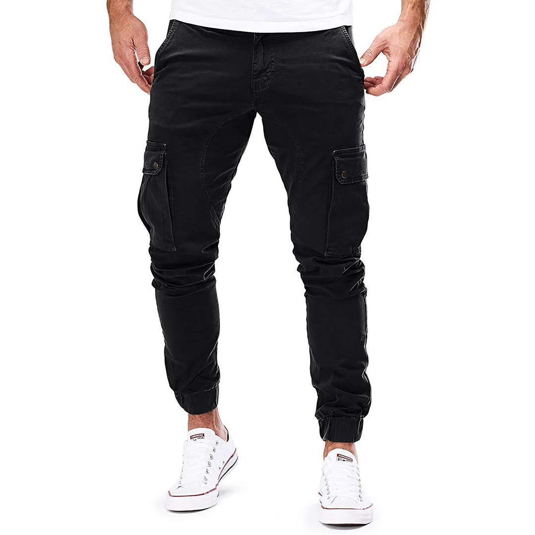 Modern Cargo Trousers with Long Pockets for Men