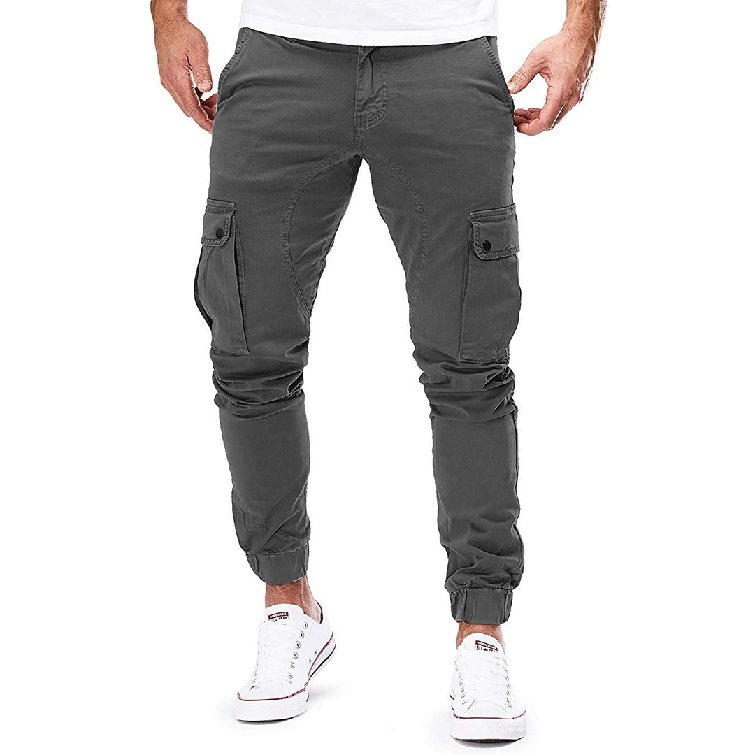Modern Cargo Trousers with Long Pockets for Men