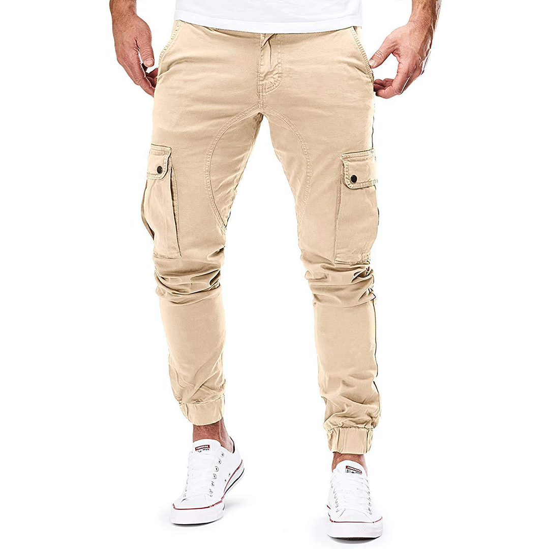 Modern Cargo Trousers with Long Pockets for Men