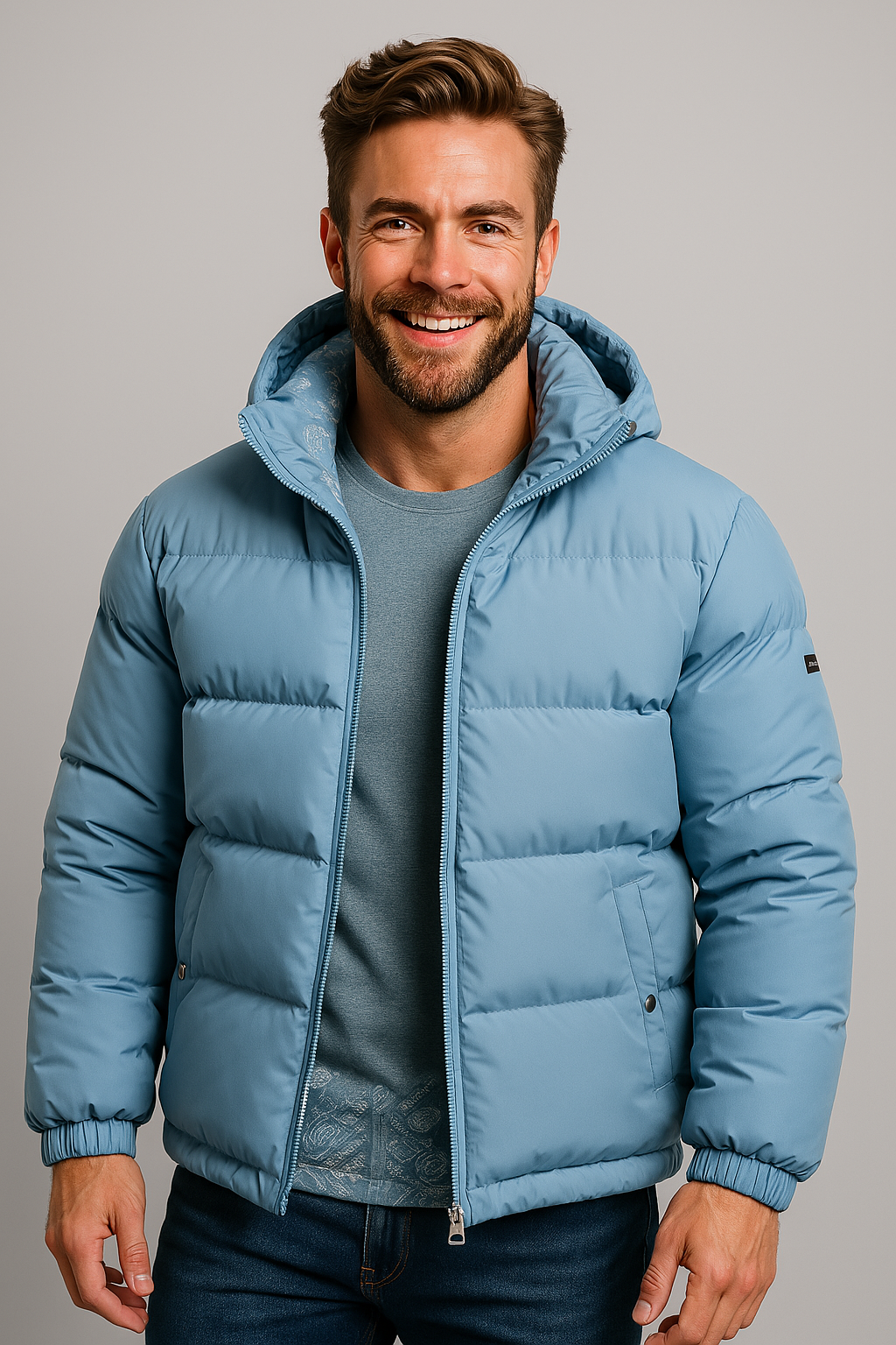 Reversible Puffer Jacket Men