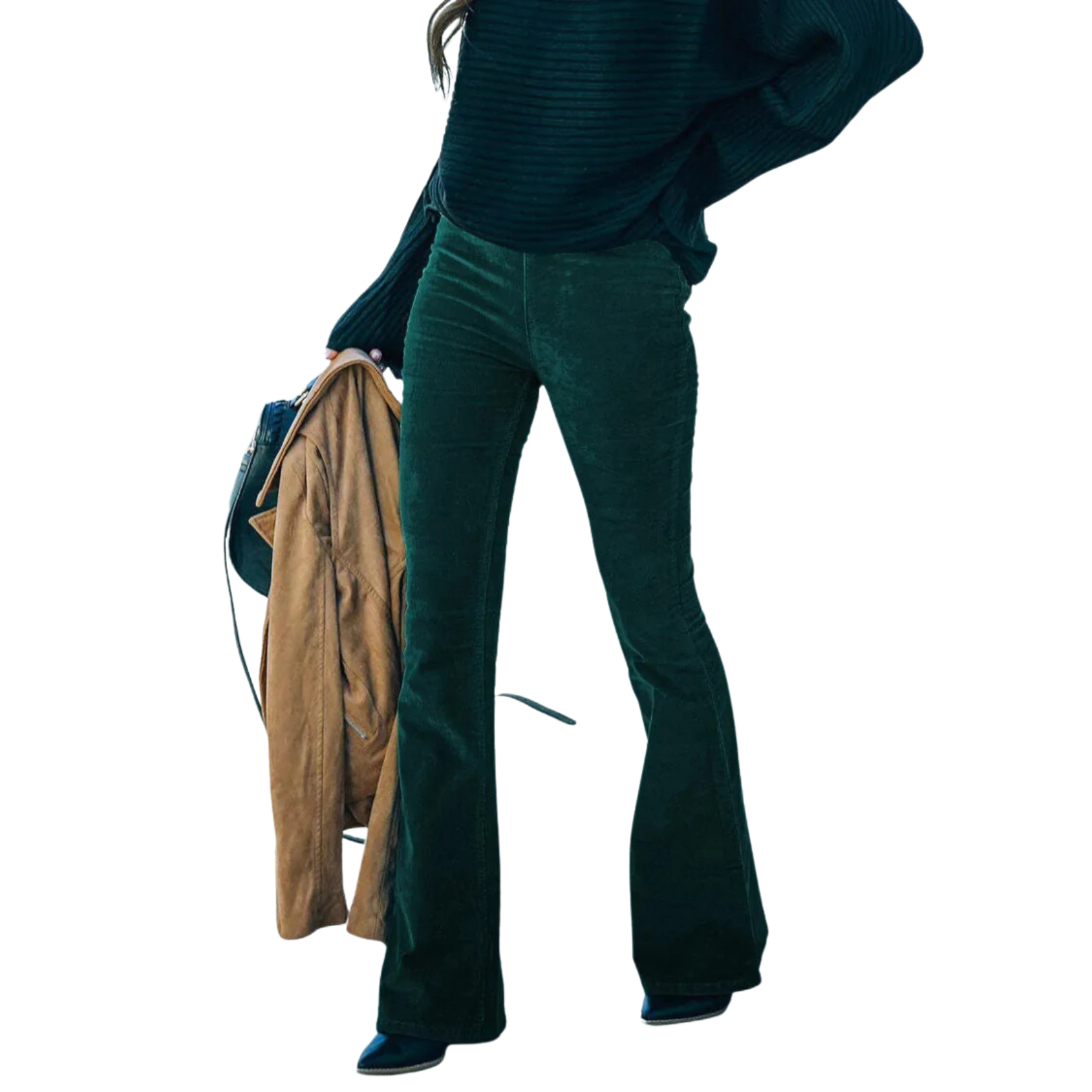 Women's high waist flare pants