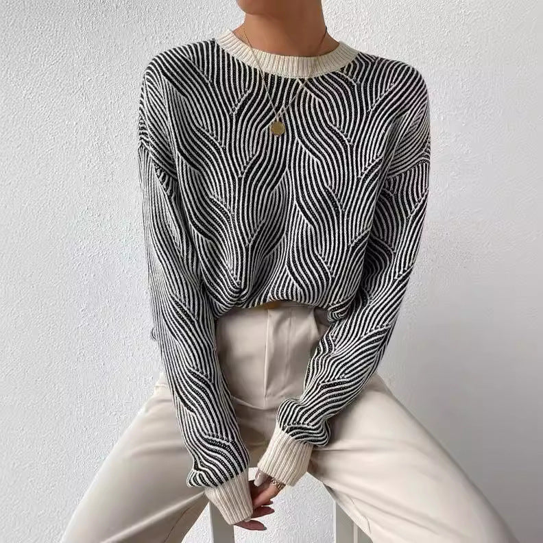 Women's Modern Style Knitted Sweater
